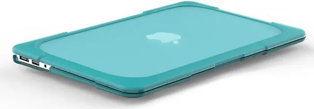 Alt view image 4 of 7 - MacBook Air 11 Inch Case with Kickstand Rubberized Hard Plastic Cover Shock Proof Matt Protective Case with Keyboard Cover for Laptop MacBook Air 11.6 Inch Model: A1370 A1465