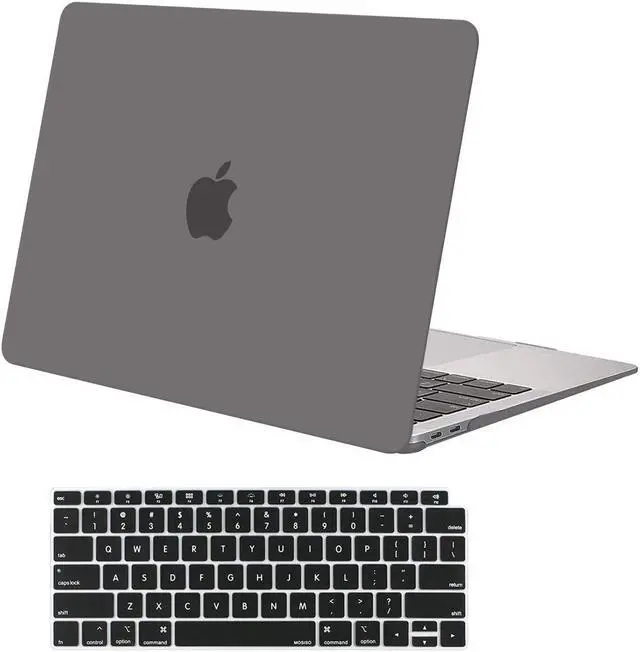Main image of Compatible with MacBook Air 13 inch Case 2020 2019 2018 Release A2337 M1 A2179 A1932 Retina Display with Touch ID, Protective Plastic Hard Shell Case & Keyboard Cover Skin