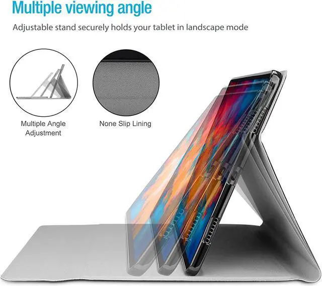 Alt view image 4 of 7 - Keyboard Case for Lenovo Tab P11 Pro 11.5 inch 2020 Model: TB-J706F / TB-J706L, Folio Keyboard Case Cover with Magnetically Detachable Wireless Keyboard