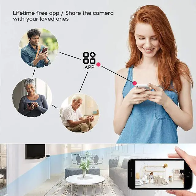 Alt view image 6 of 7 - Spy camera USB Phone charger 1080p HD hidden camera, WiFi Wireless wall plug USB Charger [Motion Detection, AC Adapter, Remote App Control] Nanny camera |Home, Kids, Baby, Pet monitoring cam