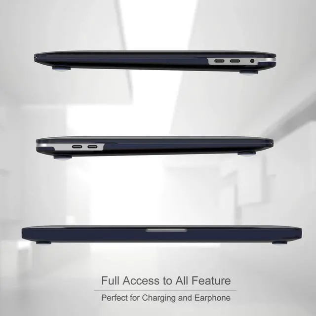 Alt view image 5 of 7 - MacBook Pro 13 Case 2020 Release A2338 M1 A2289 A2251, Hard Case Shell Cover and Keyboard Skin Cover for MacBook Pro 13 Inch Model M1 A2338 A2289 A2251