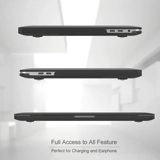 Alt view image 5 of 7 - MacBook Pro 13 Case 2020 Release A2338 M1 A2289 A2251, Hard Case Shell Cover and Keyboard Skin Cover for MacBook Pro 13 Inch Model M1 A2338 A2289 A2251