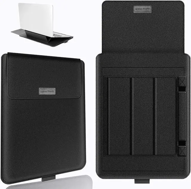 Main image of 15.6 inch Laptop Sleeve Case with Laptop Stand, Computer Shock Resistant Bag with Mouse Pad for MacBook Pro 16" 15" 15.6" Dell Lenovo HP Asus Acer Samsung Sony Chromebook Computer