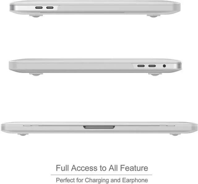 Alt view image 5 of 7 - MacBook Pro 13 Case 2019 2018 2017 2016 Release A2159 A1989 A1706 A1708, Hard Case Shell Cover and Keyboard Skin Cover for MacBook Pro 13 Inch with/Without Touch Bar