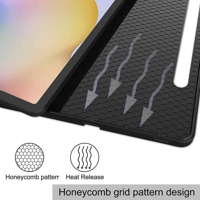 Alt view image 6 of 7 - Case Cover for Samsung Galaxy Tab S7 11 inch 2020 SM-T870/T875, [with Strong Magnet for Hanging] [Protective Cover with Pencil Holder] [Auto Sleep/Wake]