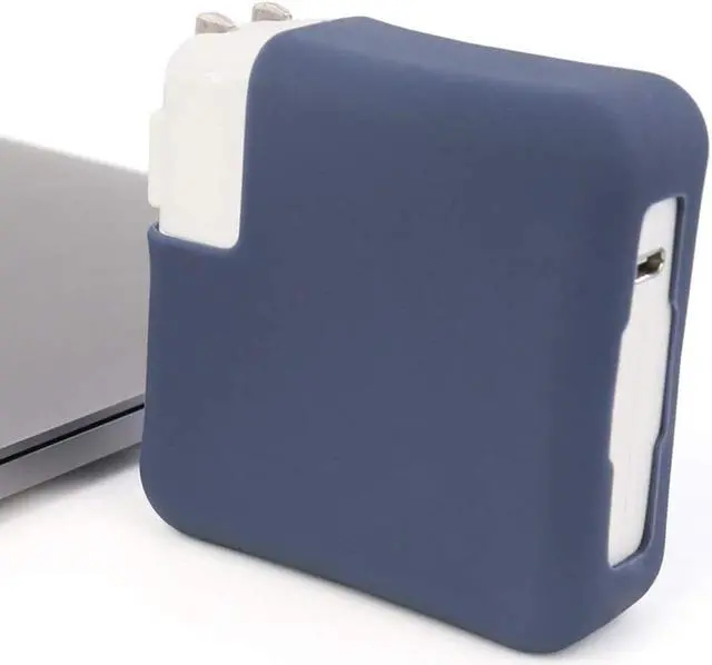 Alt view image 2 of 7 - Silicone Charger Protective Cover Case for MacBook Air 13 inch 2020 2019 2018 A2337 M1 A2179 A1932 Retina Display fits Touch IDPower Protector Case