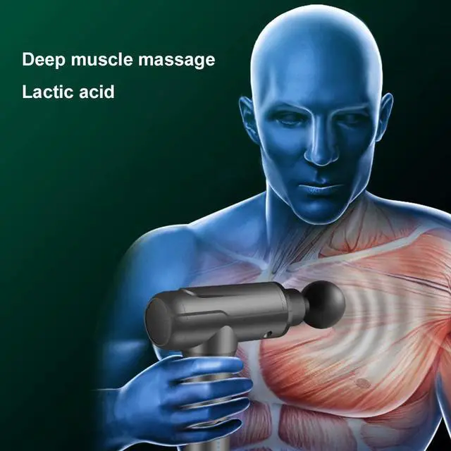 Alt view image 6 of 7 - Percussion Massage Gun, Deep Tissue Muscle Massage Gun for Athletes, Deep Relaxation, Sore Muscle Pain Relief & Recovery, Handheld Electric Mini Massager for Whole Body