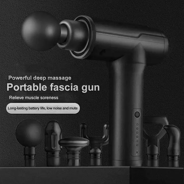 Alt view image 2 of 7 - Percussion Massage Gun, Deep Tissue Muscle Massage Gun for Athletes, Deep Relaxation, Sore Muscle Pain Relief & Recovery, Handheld Electric Mini Massager for Whole Body