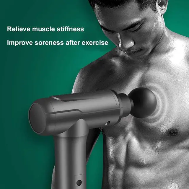 Alt view image 7 of 7 - Percussion Massage Gun, Deep Tissue Muscle Massage Gun for Athletes, Deep Relaxation, Sore Muscle Pain Relief & Recovery, Handheld Electric Mini Massager for Whole Body