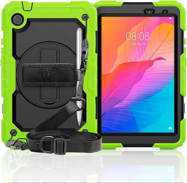Main image of Case for Huawei MatePad T8 8.0 inch 2020 (Kobe2-L03/Kob2-L09) Shockproof Cover Case with Stand, Hand Strap, Shoulder Strap