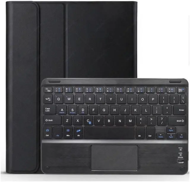 Alt view image 7 of 7 - Keyboard Case Compatible with Lenovo Tab P11 2020 Released 11 inch Model TB-J606F / TB-J606X Folio Keyboard Case Cover with Touchpad / Magnetically Detachable Wireless Keyboard & Pen Holder