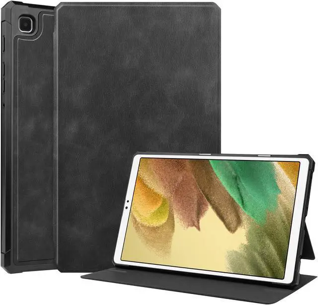 Main image of PU Leather Case for Samsung Galaxy Tab A7 Lite 2021 8.7 inch 2021 Model SM-T225 SM-T220 Slim Folding Stand Cover, Multi-Viewing Angles, Soft TPU Back Cover