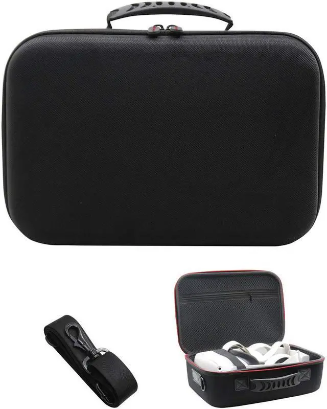 Main image of Travel Storage Carrying Case for Oculus Quest 2, Oculus Quest All-in-one VR Gaming Headset and Controllers Accessories Travel Protective Bag, Shoulder Strap Storage Bag