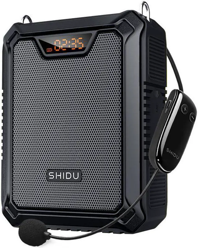 Main image of Bluetooth Voice Amplifier, 25W Rechargeable PA System with Wireless Headset Microphone Waterproof Speaker Power Bank for Outdoor, Teacher, Beach