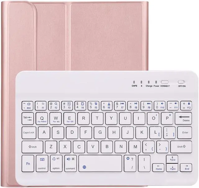 Main image of Wireless Bluetooth Keyboard Case for Samsung Galaxy Tab S7 FE / S7 Lite 12.4 inch 2021 Model SM-T730 SM-T736B with Pencil Hoder