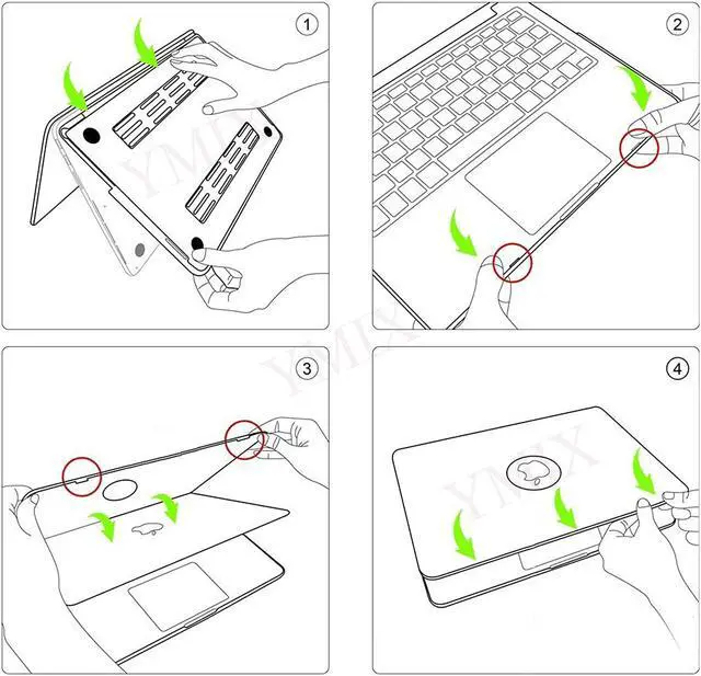 Alt view image 7 of 7 - MacBook Pro 13 Inch Retina Case (Version 2015/2014/2013) [Heavy Duty][Snap on][Dual Layer] Hard Cover with Foldable Stand & Keyboard Cover for Mac Pro Retina 13.3 Model A1502 A1425