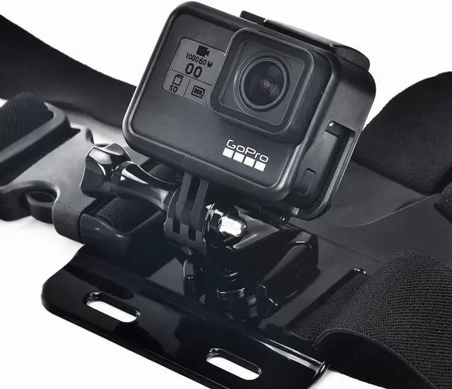 Alt view image 3 of 7 - Chest Mount Harness Chesty Head Mount Strap Kit Compatible with GoPro Hero 9, 8 Black, Hero 7, 6, 5, 4, Session, 3+, 3, 2, 1, Hero (2018), Fusion, DJI Osmo Action Cameras
