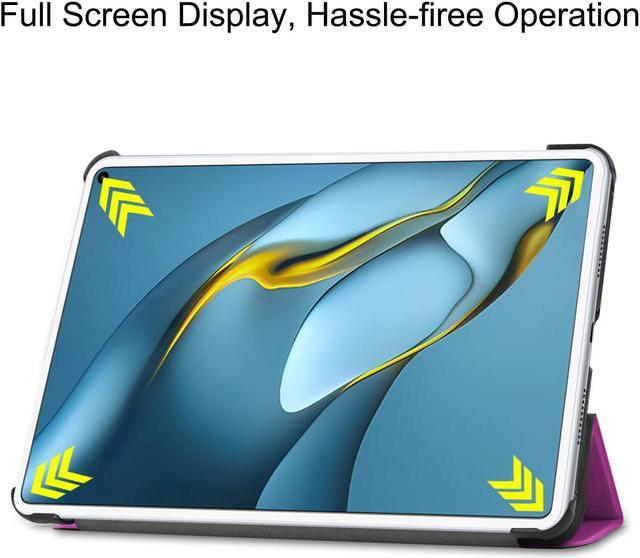 Alt view image 4 of 7 - Case For Huawei MatePad Pro 10.8 2021 2019, Shockproof Protective Cover Ultra Light Slim Cover with Trifold Kickstand