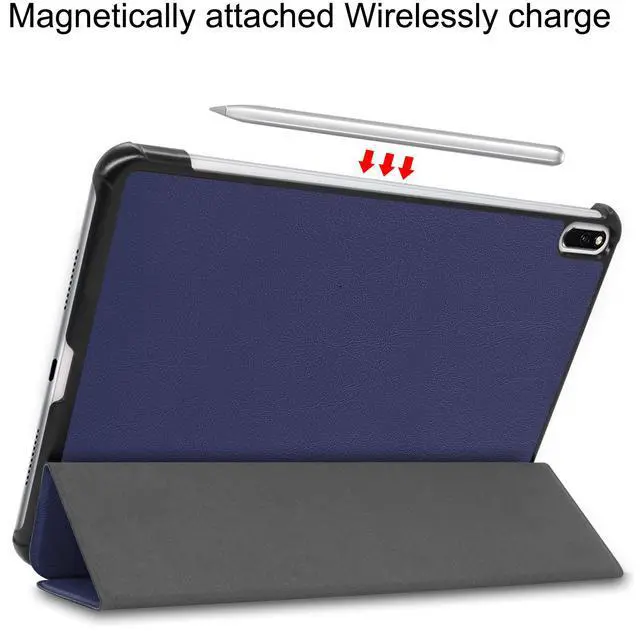 Alt view image 5 of 7 - Case For Huawei MatePad Pro 10.8 2021 2019, Shockproof Protective Cover Ultra Light Slim Cover with Trifold Kickstand