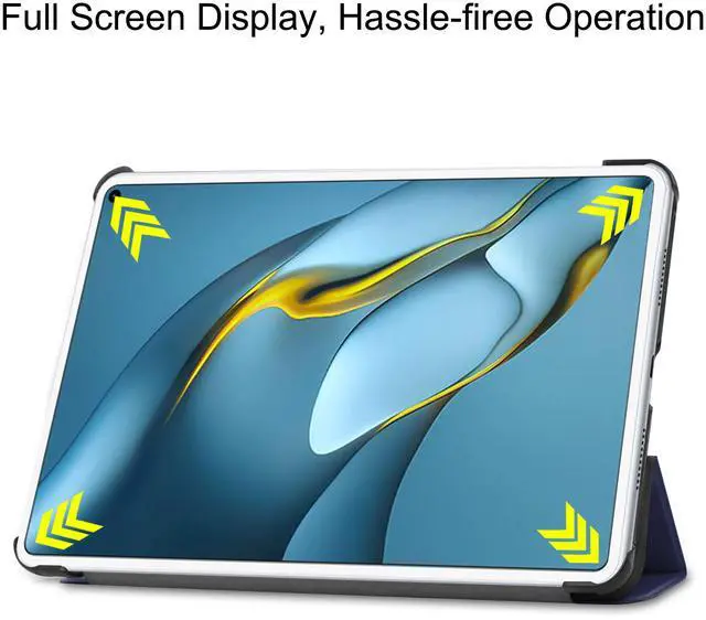 Alt view image 4 of 7 - Case For Huawei MatePad Pro 10.8 2021 2019, Shockproof Protective Cover Ultra Light Slim Cover with Trifold Kickstand