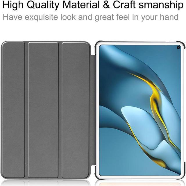 Alt view image 3 of 7 - Case For Huawei MatePad Pro 10.8 2021 2019, Shockproof Protective Cover Ultra Light Slim Cover with Trifold Kickstand