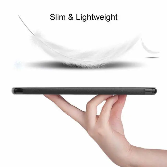 Alt view image 3 of 7 - Case For Lenovo Tab K10 Case 10.3 inch 2021 Model TB-X6C6F / TB-X6C6X / TB-X6C6NBF Slim Lightweight Smart Cover Stand Hard Shell
