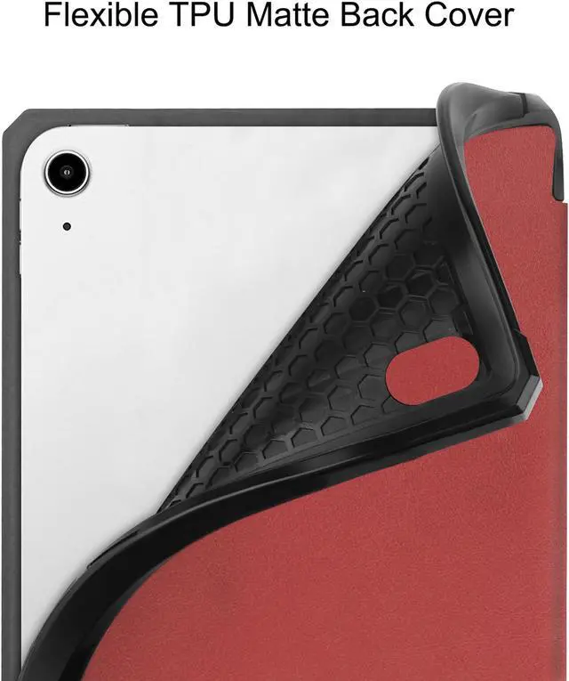 Alt view image 6 of 7 - New iPad Mini 6 Case 2021 with Pencil Holder - [Full Body Protection + 2nd Gen Apple Pencil Charging + Auto Wake/Sleep], Soft TPU Back Cover for 2021 iPad Mini 6th Generation 8.3 inch Purple
