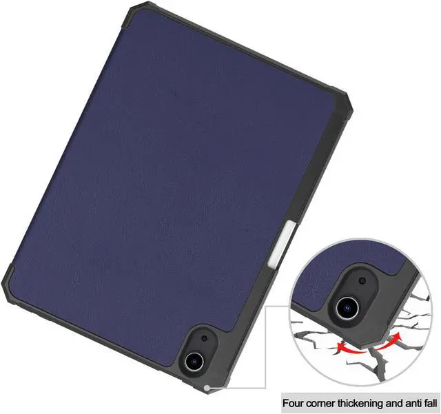 Alt view image 7 of 7 - New iPad Mini 6 Case 2021 with Pencil Holder - [Full Body Protection + 2nd Gen Apple Pencil Charging + Auto Wake/Sleep], Soft TPU Back Cover for 2021 iPad Mini 6th Generation 8.3 inch Blue