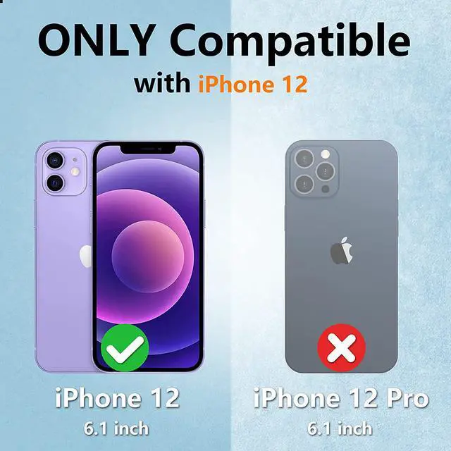 Alt view image 2 of 7 - iPhone 12 Case 6.1 inch, Waterproof Dustproof Shockproof Case with Built-in Screen Protector , Full Body Underwater Protective Cover for iPhone 12 6.1 inch