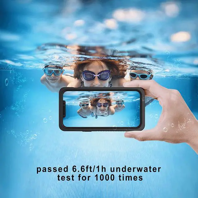 Alt view image 3 of 7 - iPhone 12 Case 6.1 inch, Waterproof Dustproof Shockproof Case with Built-in Screen Protector , Full Body Underwater Protective Cover for iPhone 12 6.1 inch