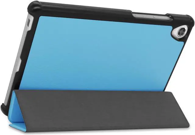 Alt view image 5 of 7 - Lenovo Tab M8 / Tab M8 HD LTE/Smart Tab M8 / Tab M8 FHD Case, Trifold Stand Slim Lightweight Cover for Lenovo Tab M8 3rd Gen TB-8506F / TB-8506X / TB-8505F / TB-8505X / TB-8705F/ TB-8505FS Sky Blue