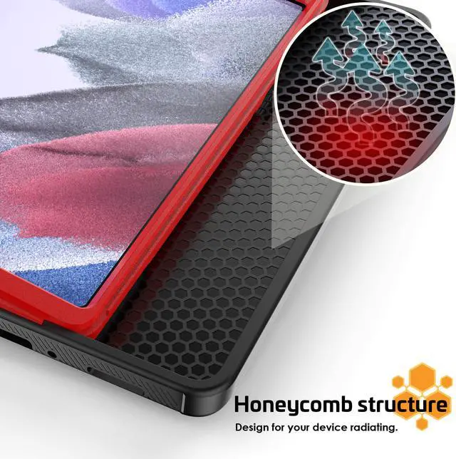 Alt view image 6 of 7 - Magnetic Case for Samsung Galaxy Tab A7 Lite 8.7 inch 2021 Model: SM-T220/T225/T227, Multi-Angle Viewing Smart Stand Cover with Card Pocket, Auto Wake/Sleep