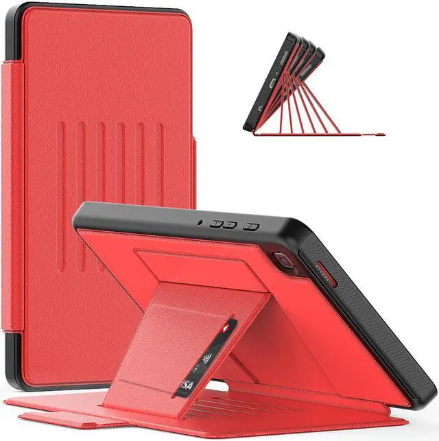Main image of Magnetic Case for Samsung Galaxy Tab A7 Lite 8.7 inch 2021 Model: SM-T220/T225/T227, Multi-Angle Viewing Smart Stand Cover with Card Pocket, Auto Wake/Sleep