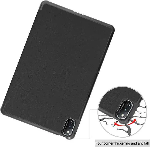 Alt view image 6 of 7 - Case for Honor V7 10.4 inch 2021 with Auto Wake / Sleep, Trifold Slim Lightweight Hard Shell Protective Smart Cover for Honor Tablet V7 with Stand