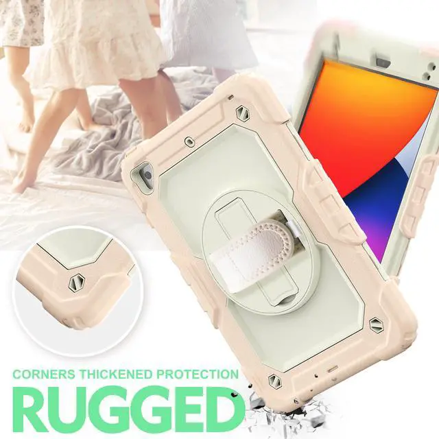 Alt view image 5 of 6 - iPad Mini 5 Case, iPad Mini 4 Case, Shockproof Stand Sturdy Protective Mini Cover with Screen Protector Pencil Holder Handle Strap for 7.9 iPad Mini 5th Gen / Mini 4th Generation