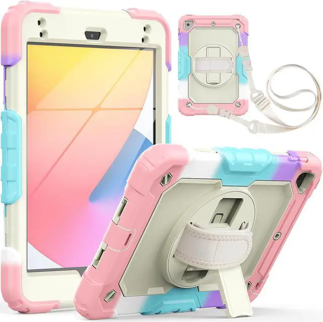 Main image of iPad Mini 5 Case, iPad Mini 4 Case, Shockproof Stand Sturdy Protective Mini Cover with Screen Protector Pencil Holder Handle Strap for 7.9 iPad Mini 5th Gen / Mini 4th Generation