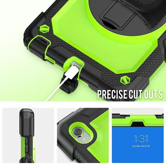 Alt view image 4 of 7 - Case for Lenovo Tab M8 8 inch FHD 2020 TB-8705F TB-8705N, Lenovo Tab M8 (2nd Gen) 8'' HD 2019 TB-8505X TB-8505F, Lenovo Smart Tab M8 TB-8505FS Cover w/ Pen Holder Screen Protector Stand Shoulder Strap