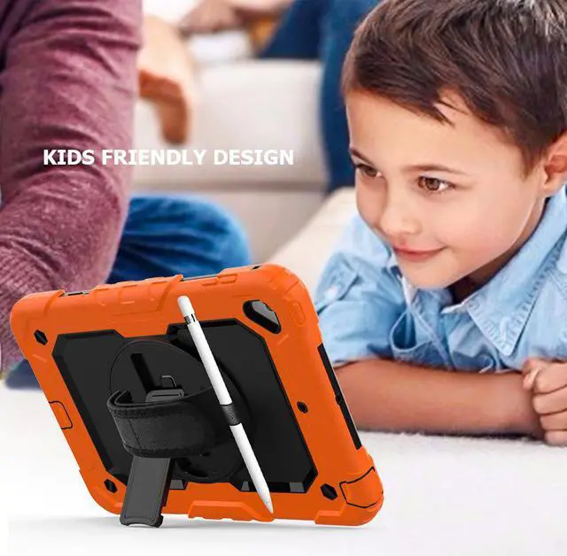 Alt view image 3 of 5 - iPad Mini 5 Case, iPad Mini 4 Case, Shockproof Stand Sturdy Protective Mini Cover with Screen Protector Pencil Holder Handle Strap for 7.9 iPad Mini 5th Gen / Mini 4th Generation