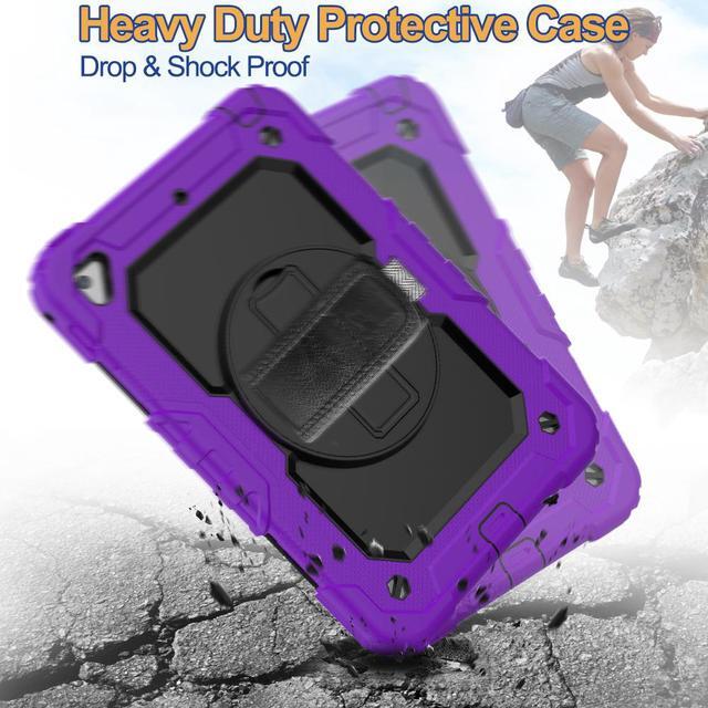 Alt view image 2 of 5 - iPad Mini 5 Case, iPad Mini 4 Case, Shockproof Stand Sturdy Protective Mini Cover with Screen Protector Pencil Holder Handle Strap for 7.9 iPad Mini 5th Gen / Mini 4th Generation