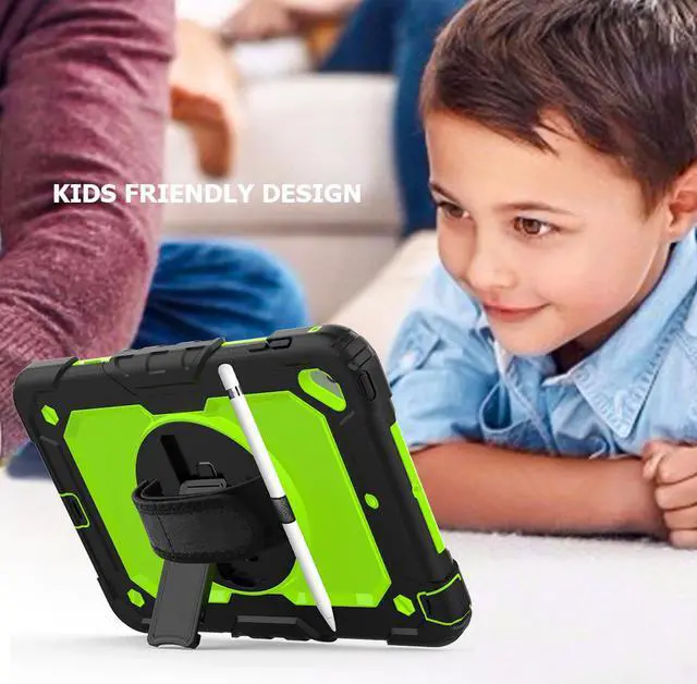 Alt view image 2 of 5 - iPad Mini 5 Case, iPad Mini 4 Case, Shockproof Stand Sturdy Protective Mini Cover with Screen Protector Pencil Holder Handle Strap for 7.9 iPad Mini 5th Gen / Mini 4th Generation