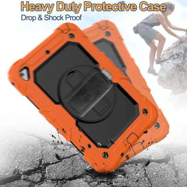Alt view image 2 of 5 - iPad Mini 5 Case, iPad Mini 4 Case, Shockproof Stand Sturdy Protective Mini Cover with Screen Protector Pencil Holder Handle Strap for 7.9 iPad Mini 5th Gen / Mini 4th Generation