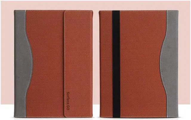 Alt view image 3 of 4 - Protective Case for Microsoft Surface Go 3 2021 / Surface Go 2 2020 / Surface Go 2018 - Multi-Angle Portfolio Business Cover with Pen Holder, Compatible with Type Cover Keyboard