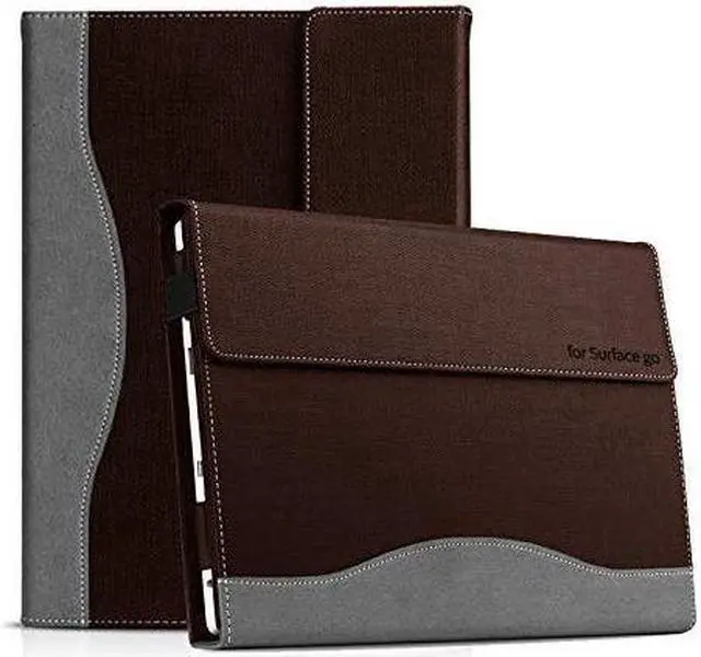 Main image of Protective Case for Microsoft Surface Go 3 2021 / Surface Go 2 2020 / Surface Go 2018 - Multi-Angle Portfolio Business Cover with Pen Holder, Compatible with Type Cover Keyboard