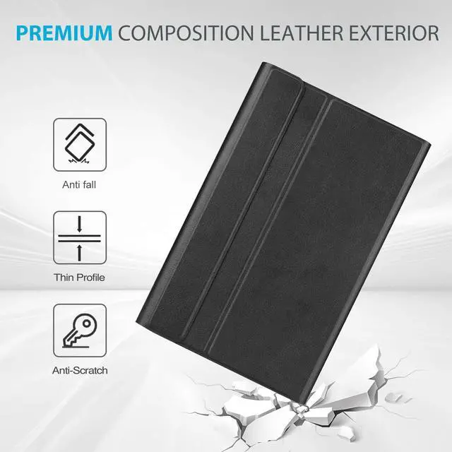 Alt view image 5 of 7 - Bluetooth Keyboard Case for Lenovo Tab P12 Pro 12.6 inch 2021 / Xiaoxin Pad Pro 12.6 2021 Detachable Wireless Keyboard with Pencil Holder