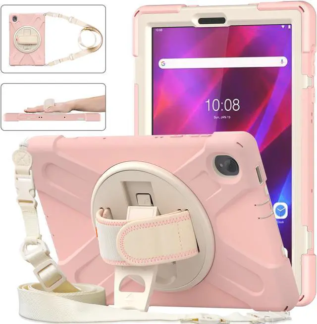 Main image of Lenovo Tab M10 FHD Plus Case 10.3 Inch 2020 2nd Generation, Rugged Heavy Duty Shockproof Rotating Kickstand Protective Cover for Lenovo Tab M10 Plus Model TB-X606F TB-X606X 10.3" FHD Tablet 2020