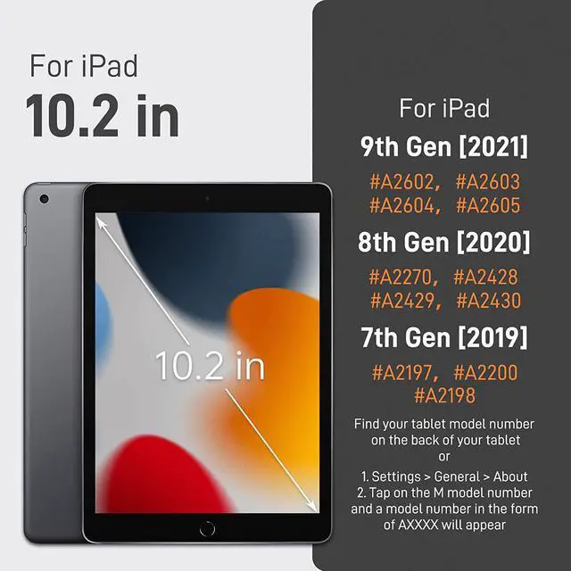 Alt view image 2 of 7 - iPad 8th 7th Generation Case, iPad 10.2 inch Case 2020 2019, Heavy Duty Rugged Kids Cover with Rotating Stand/Pencil Holder/Carrying Strap