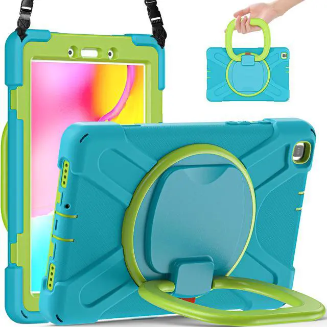 Main image of Samsung Galaxy Tab A 8.0 Case 2019, Heavy Duty Rugged Shockproof Case with Hand Strap, Kickstand, Carrying Shoulder Strap for Galaxy Tab A 8.0” 2019 Model SM-T290 SM-T295 SM-T297