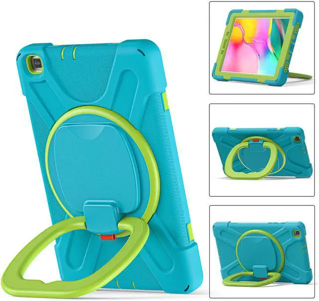 Alt view image 7 of 7 - Samsung Galaxy Tab A 8.0 Case 2019, Heavy Duty Rugged Shockproof Case with Hand Strap, Kickstand, Carrying Shoulder Strap for Galaxy Tab A 8.0” 2019 Model SM-T290 SM-T295 SM-T297