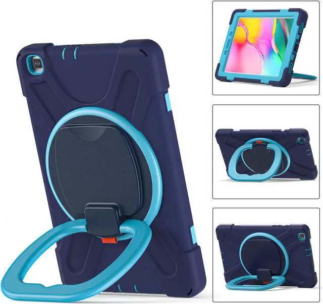 Alt view image 4 of 7 - Samsung Galaxy Tab A 8.0 Case 2019, Heavy Duty Rugged Shockproof Case with Hand Strap, Kickstand, Carrying Shoulder Strap for Galaxy Tab A 8.0” 2019 Model SM-T290 SM-T295 SM-T297