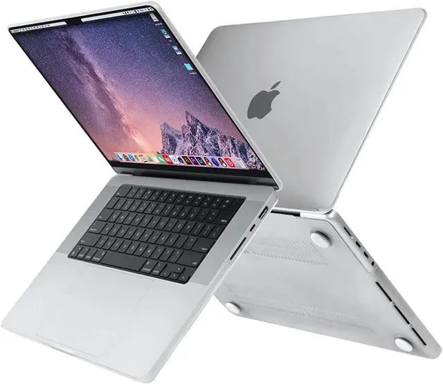 Alt view image 4 of 6 - Case for New 2021 MacBook Pro 16 Inch A2485 M1 Pro Max, Hard Shell Case with Keyboard Cover for Apple Mac Pro 16 with Touch ID
